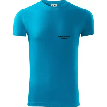 Kriminalistický technik - Viper FIT - Pánské zůžené tričko - L ( Světlý tyrkys )