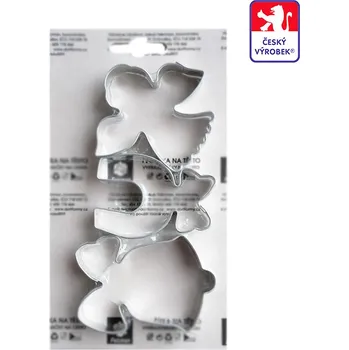 Vykrajovátko Sada vykrajovátek 3 ks - Vánoční anděl 65mm