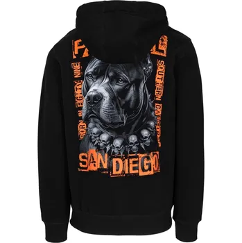 Pánská mikina PitBull West Coast - pánská KP mikina BLACKY černá velikost: L