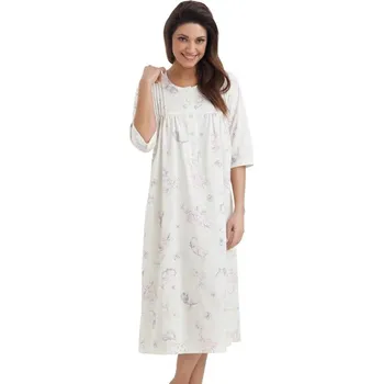 Dámské oblečení Dlouhá noční košile Lea s knofličky - M