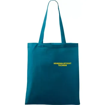 Kriminalistický technik - Taška bavlněná - 42 x 38 cm ( Petrolejová )
