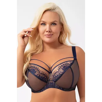 Podprsenka Gorsenia K496 Paradise barva: tmavě modrá 65L