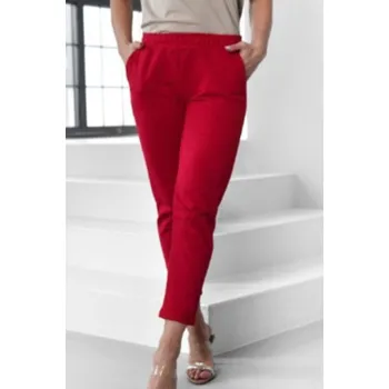 Dámské kalhoty Dámské kalhoty LENA Červená L