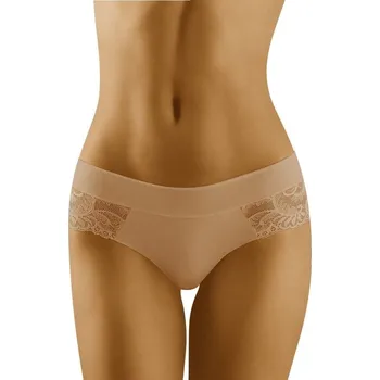 Kalhotky Dámské kalhotky s krajkou Cara béžové - M