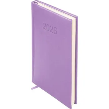 Kalendář Kalendarz książkowy A6 2026 Colorfix tygodniowy liliowy