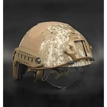 DRAGOWA Tactical Taktická helma Fast MH s brýlemi Charger, Digital Desert (bez certifikace)