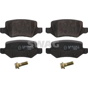 Brzdová destička Sada brzdových destiček, kotoučová brzda SWAG 10 91 6525
