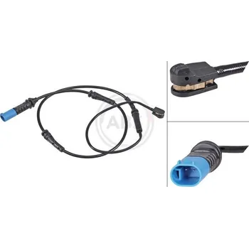 Brzdová destička Výstražný kontakt, opotřebení obložení A.B.S. 39413