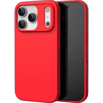 Pouzdro na mobilní telefon Swissten Soft Joy iPhone 17 Pro Max – červené pouzdro (SWISSTEN Soft Joy pro Apple iPhone 17 Pro Max – červené pouzdro, obal, kryt s protiskluzovým povrchem a tenkým designem)