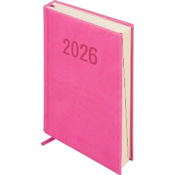 Kalendář Kalendarz książkowy A5 2026 Colorfix dzienny różowy