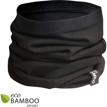 Dámské pyžamo Dámský nákčník šitý Bamboo Sport 92007P - černá - S/M