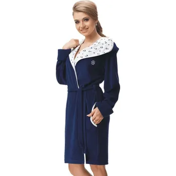 Dámský župan Dámský župan Marine modrý kotva - L