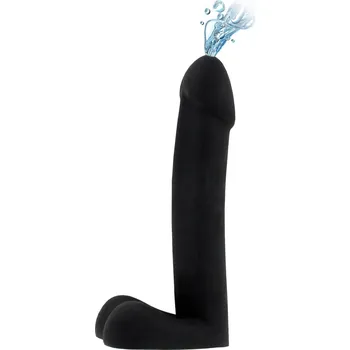 Anální kolík BASIC X Amadeo stříkající dildo černé