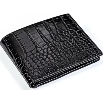 Peněženka 3Pagen Pánská peněženka Kroko černá 11,75 × 2,5 × 2,5 cm