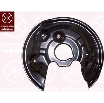 Brzdový kotouč Ochranný plech proti rozstřikování, brzdový kotouč KLOKKERHOLM 9547876