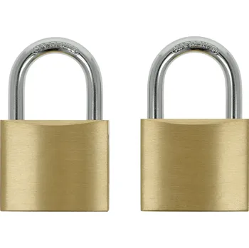 Visací zámek Stabilit Sada visacích zámků, mosaz, 2 ks 10177359
