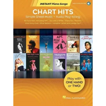 Instant Piano Songs: Chart Hits (noty na snadný klavír)(+audio)