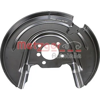 Brzdový kotouč Ochranný plech proti rozstřikování, brzdový kotouč METZGER 6115469