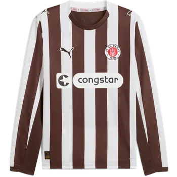 Dres s dlouhým rukávem Puma FC St. Pauli Long Sleeve Home Jersey 2025/26 783066-01 Velikost 3XL