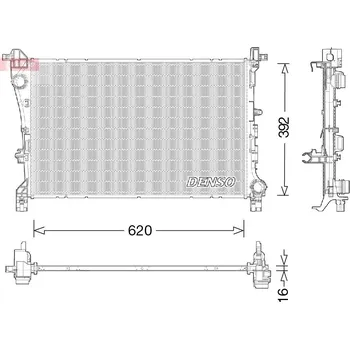 Chladič motoru Chladič, chlazení motoru DENSO DRM09046