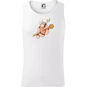 Žížala kuchař (Alexis Citrine) - Tílko pánské Core - L ( Bílá )