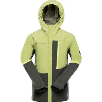 Chlapecká bunda bunda dětská ALPINE PRO ZARRO 3 s membránou PTX zelená