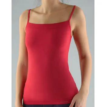 Dámská košilka, úzká ramínka, bezešvé, jednobarevné MicroPolyamid 08006P - bordo - M/L