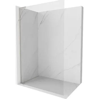 Mexen Kioto-X L sprchová stěna Walk-in 120 x 200 cm, transparentní 10 mm, kartáčovaný nikl - 800-120-107-97-00-X Sprchové stěny