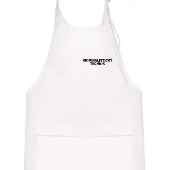 Kuchyňská zástěra Kriminalistický technik - Dětská zástěra na vaření - Univerzální velikost ( Bílá )