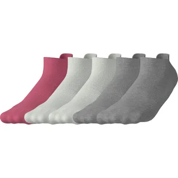 Dámské ponožky CRIVIT Dámské / Pánské sportovní ponožky, 5 párů (růžová/bílá/šedá, 37/38)