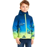 CHLAPECKÁ BUNDA S BAGRY - šusťáková s fleecem B3002 Velikost: 110, Barva: Modrá