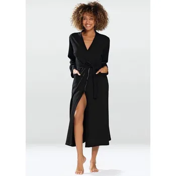 Dámský župan Bavlněný župan Melissa černý - XXL