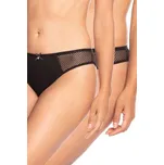 2pack viskózové kalhotky 1422MB černé - S