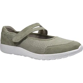 Dámské polobotky Vycházková obuv, Waldläufer, šíře K, minze: Zelená Nubuk, velur (semiš) 28,8 43 K - extra široká (28081-28082)