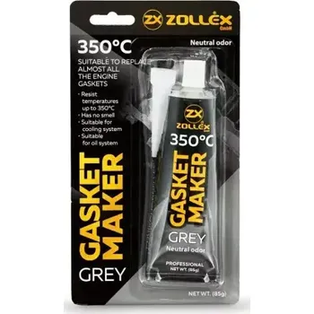 Tmel ZOLLEX GASKET MAKER GREY - Silikonový šedý tmel 85g