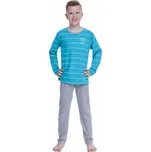 Chlapecké pyžamo Harry tyrkysové s pruhy - 92