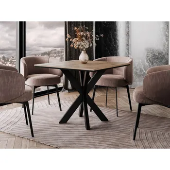 Moderní stůl Umtir, Barva: dub wotan / černá MIRJAN 5903211454752