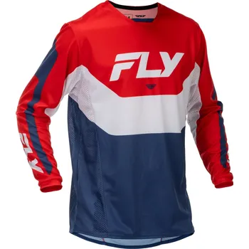 Moto dres Motokrosový dres KINETIC, FLY RACING - USA 2026 (červená/bílá/modrá)