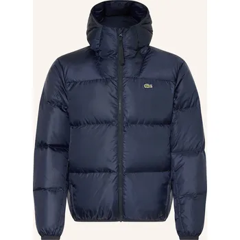 Lacoste Pánská Péřová Bunda, tmavě modrá, 46