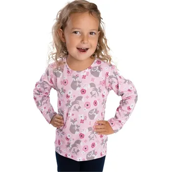 Bettymode Dětské tričko LIŠKA dlouhý rukáv, 104