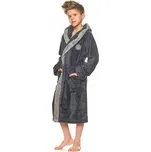 Chlapecký župan George tmavě šedý - 134/140