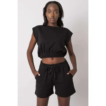 Dámské kraťasy Set Rue Paris: mikina s krátkým střihem a kraťasy, s i240_215923_2:s
