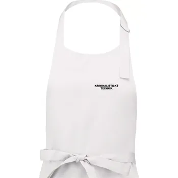 Kuchyňská zástěra Kriminalistický technik - Pánská zástěra na vaření - Univerzální velikost ( Bílá )