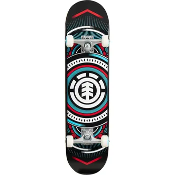 Skateboard Element - Hatched Red 7,75" Black - Skateboard