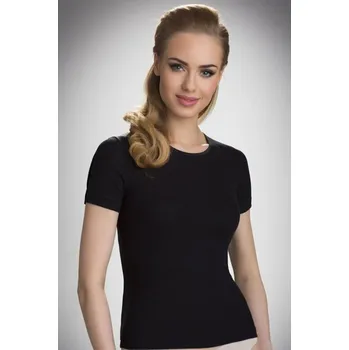 Dámské tričko Dámské bavlněné triko Natasza černé - S