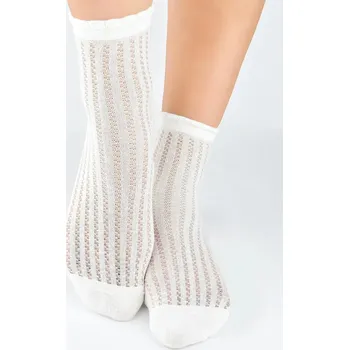 Dámské ponožky Dámské hedvábné ponožky Noviti ecru, ecru 36-41 i384_18751243