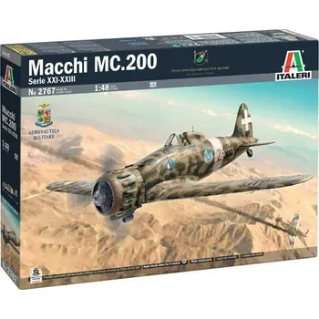 Plastikový model Italeri Model Kit letadlo 2767 - MACCHI MC.200 XXI serie (1:48)