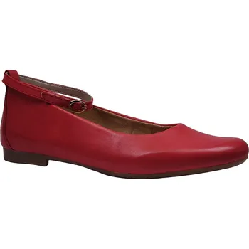 Dámské polobotky Vycházková obuv, Remonte, červená: Červená Hladká kůže 30 45 G - standardní šíře (28264-28266)