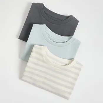 Chlapecké oblečení Reserved - Dlouhý bavlněný rukáv 3 ks - krémová - 080FI-01X - 080FI-01X-92