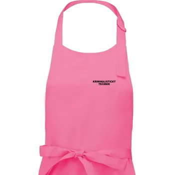 Kuchyňská zástěra Kriminalistický technik - Dámská zástěra na vaření - Univerzální velikost ( Růžová )